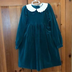 Girls velvet dress